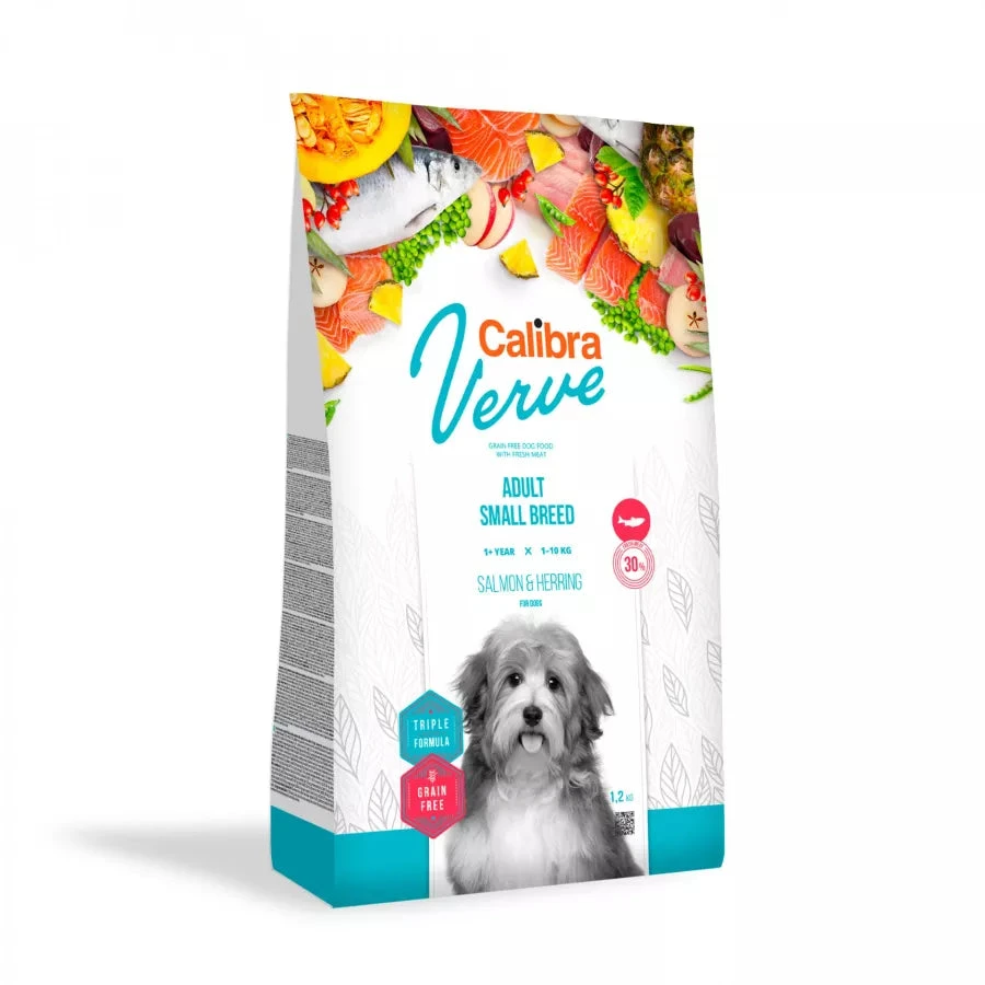 Calibra Dog Verve Grain Free Adult Small Salmon & Herring 1 Calibra Dog Verve Grain Free Adult Small Salmon & Herring