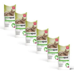 6x Dronspot Spot On Worming Solution For Large Cats (5-8kg)