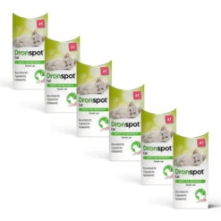 6x Dronspot Spot On Worming Solution For Small Cats (0.5-2.5kg)