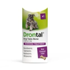 Drontal Tasty Bone Wormer Tablets Small/Medium Dog