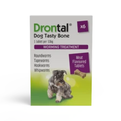 Drontal Tasty Bone Wormer Tablets Small/Medium Dog 15 Drontal Tasty Bone Wormer Tablets Small/Medium Dog -Pet Supplies DrontalTB Optx6Packs MARCH2025 FRONT2