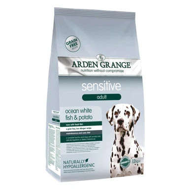 Arden Grange Dog Sensitive Grain Free Adult Dry Dog Food - Ocean White Fish & Potato 1 Arden Grange Dog Sensitive Grain Free Adult Dry Dog Food - Ocean White Fish & Potato