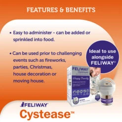 Feliway Cystease Advanced Urinary Tract Supplement 14 Feliway Cystease Advanced Urinary Tract Supplement -Pet Supplies I0040254 en 06 40905.1710539352.386.513