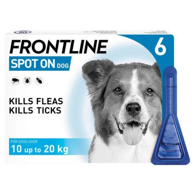 Frontline Spot On Flea & Tick Treatment For Medium Dogs (10-20kg) 2 Frontline Spot On Flea & Tick Treatment For Medium Dogs (10-20kg) - Image 2