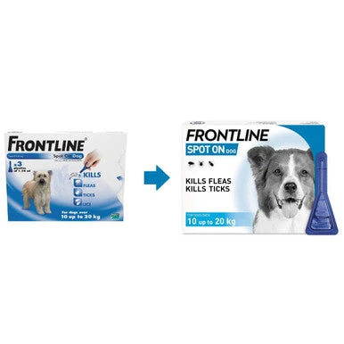 Frontline Spot On Flea & Tick Treatment For Medium Dogs (10-20kg) 3 Frontline Spot On Flea & Tick Treatment For Medium Dogs (10-20kg) - Image 3