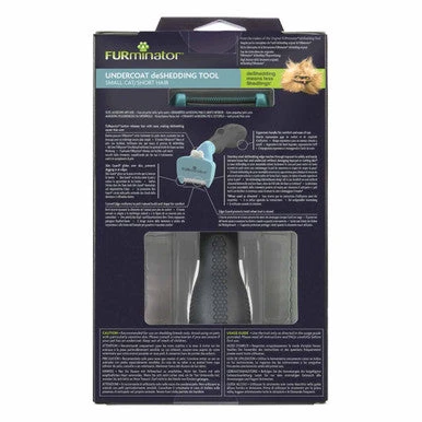 Furminator Cat Short Hair Deshedding Tool 2 Furminator Cat Short Hair Deshedding Tool - Image 2