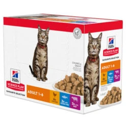 Hill's Hills Science Plan Feline Adult 1-6 Favourite Selction Pouches