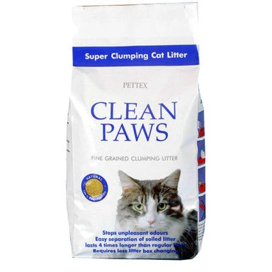 Pettex Clean Paws Super Clumping Cat Litter 1 Pettex Clean Paws Super Clumping Cat Litter