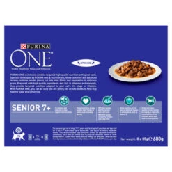 Purina ONE Senior 7+ Mini Fillets Wet Cat Food - Chicken & Beef -Pet Supplies I9062289 en 03 53795.1700638674.386.513