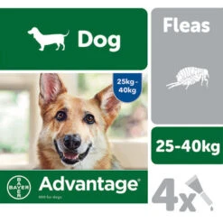Advantage 400 Spot On Dog Flea Treatment For Dogs - 4 Pipettes 11 Advantage 400 Spot On Dog Flea Treatment For Dogs - 4 Pipettes -Pet Supplies I9073277 82671.1700638724.386.513