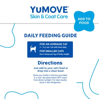 YuMOVE Skin & Coat Care Moulting Supplement Oil For Cats 9 YuMOVE Skin & Coat Care Moulting Supplement Oil For Cats - Image 9