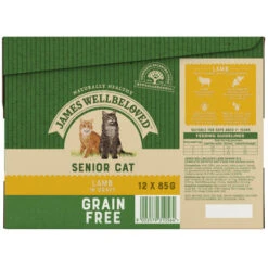 James Wellbeloved Grain Free Senior Cat Wet Food Pouch - Lamb -Pet Supplies I9101092 en 04 00999.1700639047.386.513