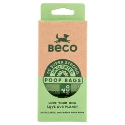 Beco Pets Eco-Friendly Unscented Dog Poop Bags