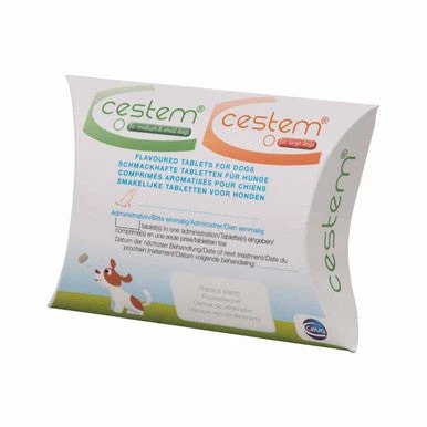 Cestem Flavoured Worming Small & Medium Dog Tablet 1 Cestem Flavoured Worming Small & Medium Dog Tablet