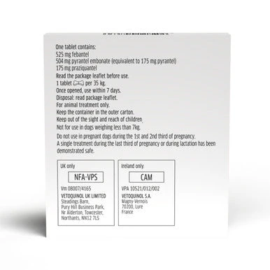 Drontal Tasty Bone XL Wormer Tablets For Large Dogs (Over 20kg) 1 Tablet Per 35kg 4 Drontal Tasty Bone XL Wormer Tablets For Large Dogs (Over 20kg) 1 Tablet Per 35kg - Image 4