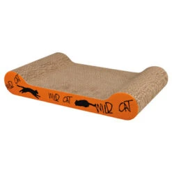 Trixie Wild Cat Scratching Board In Orange