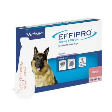 Effipro Spot-On Flea & Tick Treatment For Large Dogs (20-40kg) 3 Effipro Spot-On Flea & Tick Treatment For Large Dogs (20-40kg) - Image 3