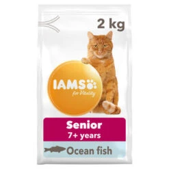 IAMS For Vitality Senior Cat Food With Ocean Fish