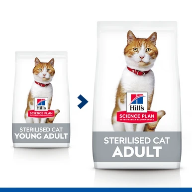 Hill's Science Plan Sterilised Cat Adult Cat Dry Food - Chicken 3 Hill's Science Plan Sterilised Cat Adult Cat Dry Food - Chicken - Image 3