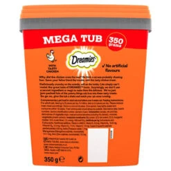 Dreamies Cat Treats Mega Tub - Chicken -Pet Supplies I9416277 en 02 74504.1700641241.386.513