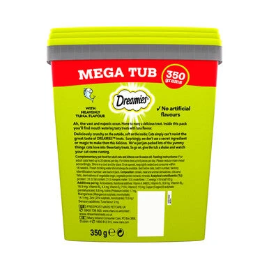 Dreamies Cat Treats Mega Tub - Tuna 3 Dreamies Cat Treats Mega Tub - Tuna - Image 3