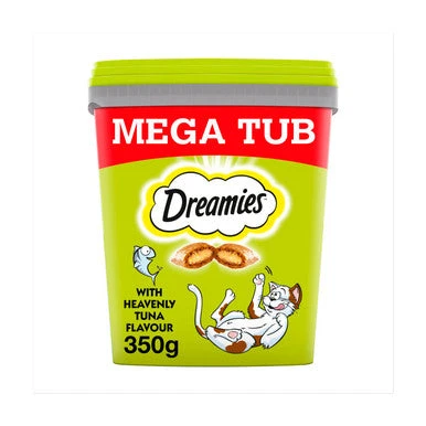 Dreamies Cat Treats Mega Tub - Tuna 1 Dreamies Cat Treats Mega Tub - Tuna