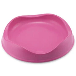 Beco Pets Bamboo Cat Bowl In Pink