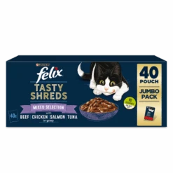 Felix Tasty Shreds Mixed Selection In Gravy Cat Food
