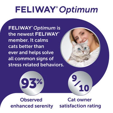 Feliway Optimum Starter Kit Plug-In Refill Diffuser 2 Feliway Optimum Starter Kit Plug-In Refill Diffuser - Image 2