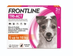 Frontline Tri-Act Flea & Tick Treament For Small Dogs (5-10kg)
