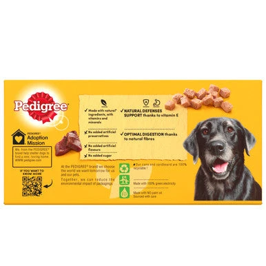 Pedigree Senior Wet Dog Food Tins - Meat Selection In Loaf 2 Pedigree Senior Wet Dog Food Tins - Meat Selection In Loaf - Image 2