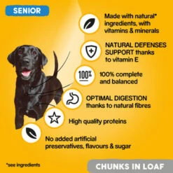 Pedigree Senior Wet Dog Food Tins - Meat Selection In Loaf 14 Pedigree Senior Wet Dog Food Tins - Meat Selection In Loaf -Pet Supplies I9491327 en 05 65682.1710539562.386.513
