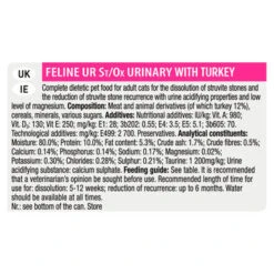 Purina Pro Plan Veterinary Diets UR St/Ox Urinary Adult Cat Wet Food - Turkey 8 Purina Pro Plan Veterinary Diets UR St/Ox Urinary Adult Cat Wet Food - Turkey -Pet Supplies I9499459 en 04 50724.1710539580.386.513