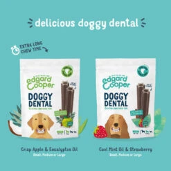 Edgard & Cooper Strawberry & Mint Medium Doggy Dental Treat -Pet Supplies I9499587 en 04 56285.1700641948.386.513