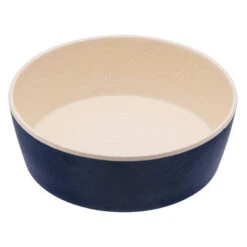 Beco Pets Bamboo Printed Bowl Midnight Blue