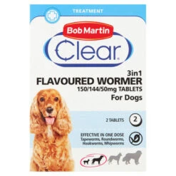 Bob Martin 3in1 Dewormer Tablets For Dog