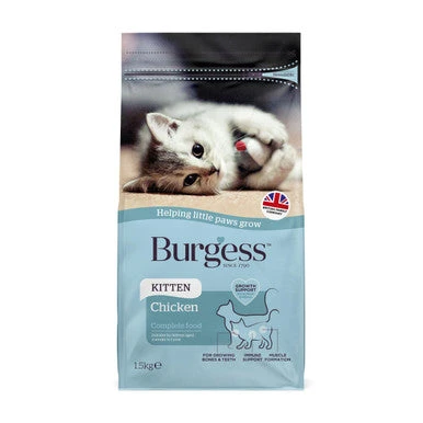 Burgess Complete Kitten Chicken Cat Food 1 Burgess Complete Kitten Chicken Cat Food
