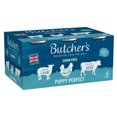 Butcher's Puppy Perfect Dog Food Tins 2 Butcher's Puppy Perfect Dog Food Tins - Image 2