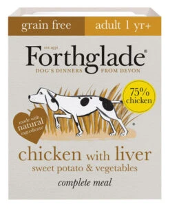 Forthglade Grain-free Adult Chicken Liver Sweet Potato & Veg Wet Dog Food