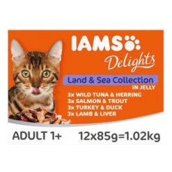Iams Delights Adult Land & Sea Collection In Jelly Multipack
