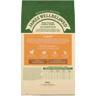 James Wellbeloved Complete Adult Light Turkey Dry Cat Food 2 James Wellbeloved Complete Adult Light Turkey Dry Cat Food - Image 2