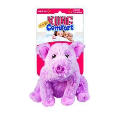 KONG Comfort Kiddos Pig Dog Toy 2 KONG Comfort Kiddos Pig Dog Toy - Image 2