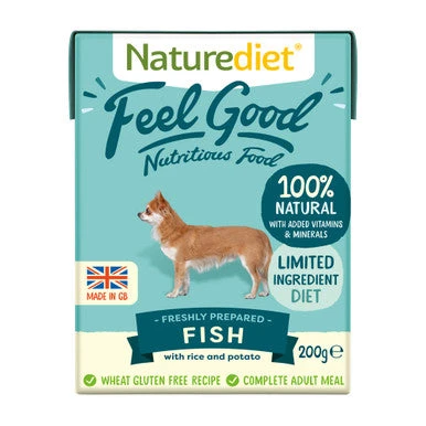 Naturediet Feel Good Fish Complete Wet Dog Food 1 Naturediet Feel Good Fish Complete Wet Dog Food