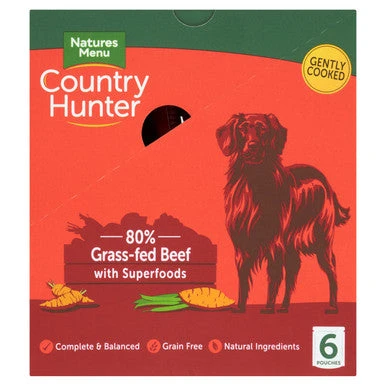 Natures Menu Country Hunter Beef Wet Dog Food Pouches 1 Natures Menu Country Hunter Beef Wet Dog Food Pouches