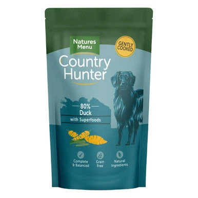 Natures Menu Country Hunter Duck Wet Dog Food Pouches 2 Natures Menu Country Hunter Duck Wet Dog Food Pouches - Image 2