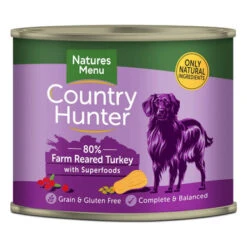 Natures Menu Country Hunter Farm Reared Turkey Wet Dog Food Cans