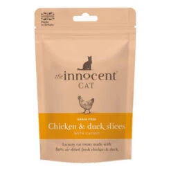 The Innocent Cat Chicken & Duck Slices With Catnip Cat Treat