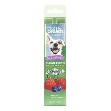 Tropiclean Clean Teeth Oral Care Gel For Dog Berry Fresh 1 Tropiclean Clean Teeth Oral Care Gel For Dog Berry Fresh