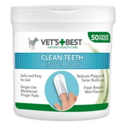 Vet's Best Clean Teeth Finger Pads For Dog