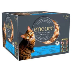 Encore Adult Wet Cat Food - Fish Selection In Jelly